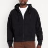 Cropped Rotation Oversized Zip Hoodie