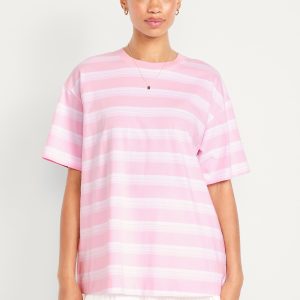 Heavyweight Oversized Striped T-Shirt