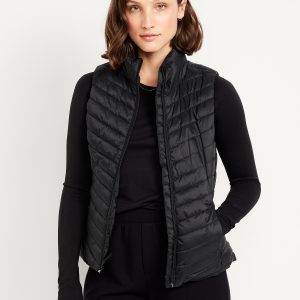 Water-Resistant Packable Puffer Vest
