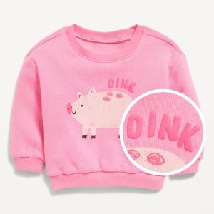 Printed Crew-Neck Sweatshirt for Baby