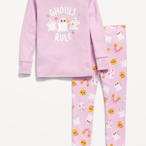 Printed Snug-Fit Pajama Set for Toddler & Baby