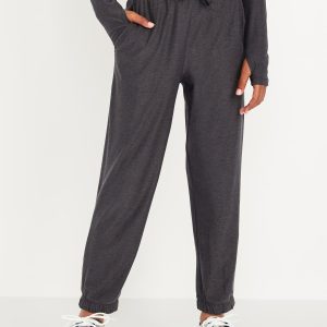 CloudMotion High-Waisted Jogger Sweatpants for Girls