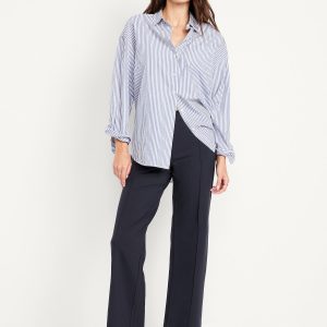 Extra High-Waisted Stevie Straight Pants