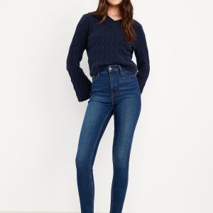 Extra High-Waisted Rockstar 360° Stretch Super-Skinny Jeans
