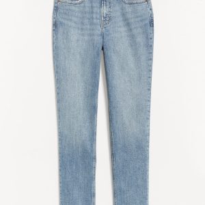 Curvy Extra High-Waisted Straight Jeans