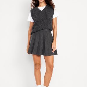 SoSoft Lite Pleated Sweater Skirt