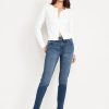 High-Waisted Vintage Slim Jeans