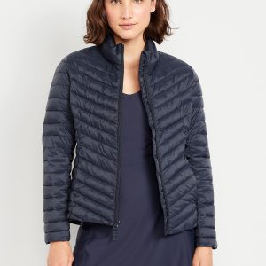 Water-Resistant Narrow-Channel Puffer Jacket