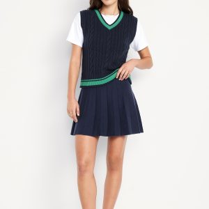 SoSoft Lite Pleated Sweater Skirt