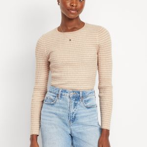 SoSoft Lite Ribbed Crew-Neck Sweater