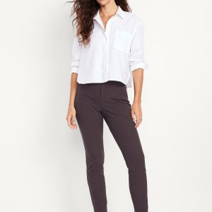 High-Waisted Pixie Skinny Ankle Pants