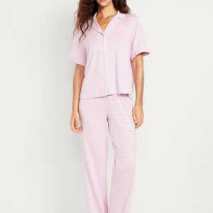 Classic Jersey Pajama Pant Set