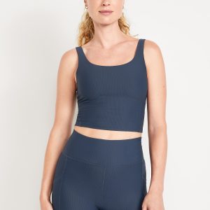 Light Support PowerSoft Rib Longline Sports Bra