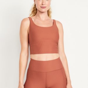 Light Support PowerSoft Rib Longline Sports Bra