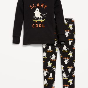 Printed Snug-Fit Pajama Set for Toddler & Baby