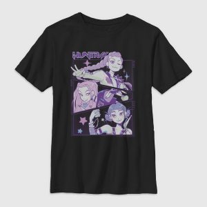 K-Pop Demon Hunters Hero Group Graphic T-Shirt For Kids