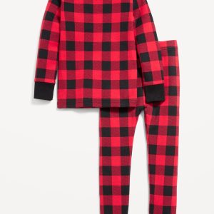 Snug-Fit Printed Pajama Set for Toddler & Baby