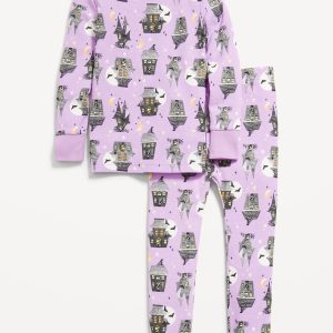 Printed Snug-Fit Pajama Set for Toddler & Baby