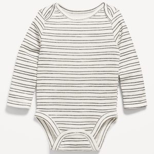 Printed Long-Sleeve Bodysuit for Baby