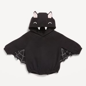 Hooded Critter Fleece One-Piece Romper for Baby