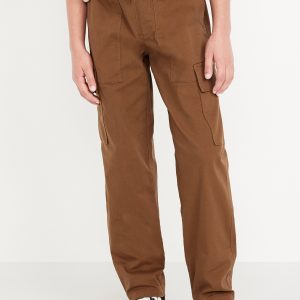 Loose Pull-On Cargo Tech Taper Pants for Boys