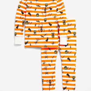 Printed Snug-Fit Pajama Set for Toddler & Baby