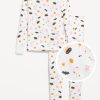 Printed Snug-Fit Graphic Pajama Set for Girls